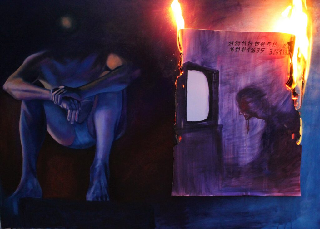 Obraz olejowy. Autor: Wojciech Stachura