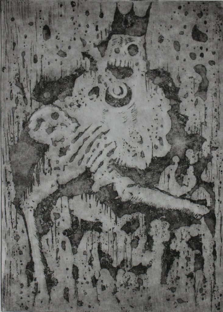 Akwaforta. Autor: Wojciech Stachura